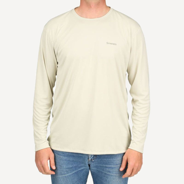 Термофутболка Simms Solar Tech Tee (Мужской; M; stonefly sand)